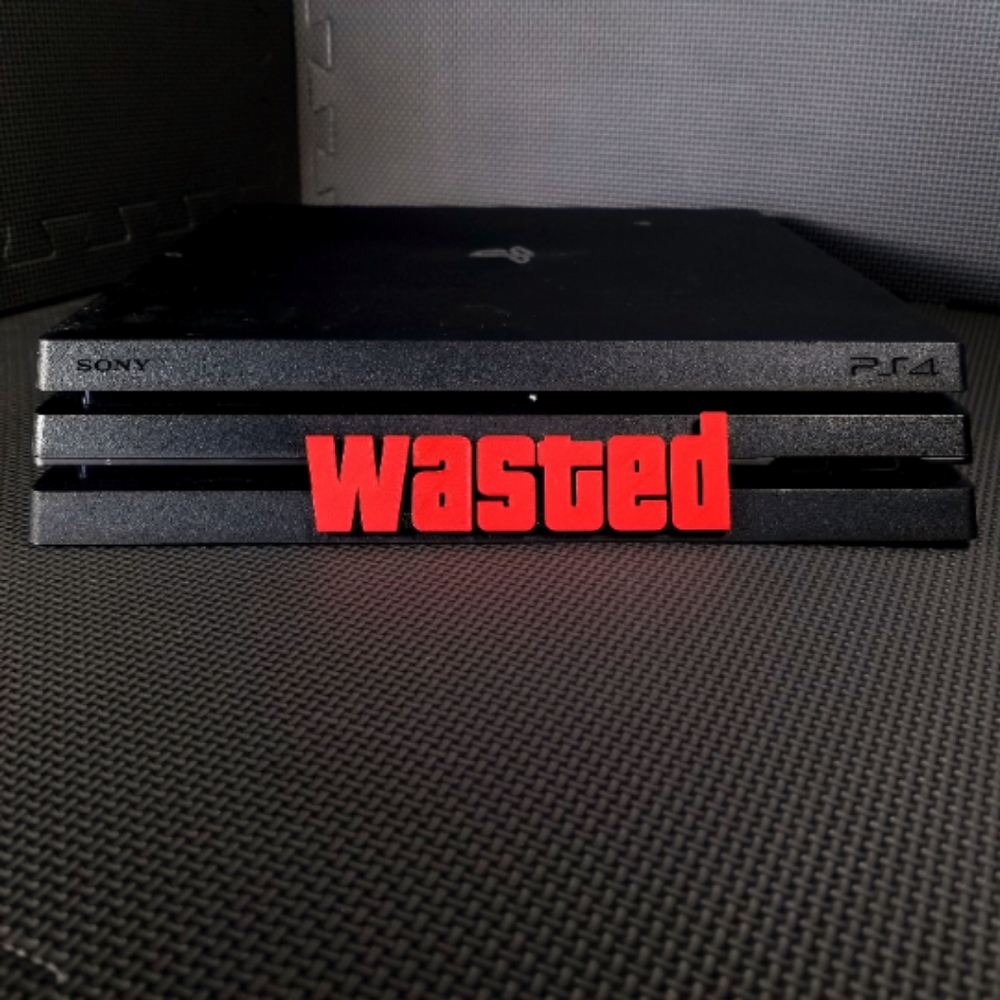 Playstation 4 GTA 5 WASTED Front Decal